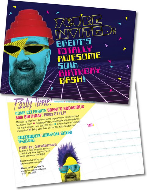 50th Birthday Party Invitation