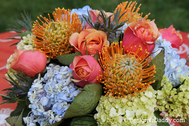 gay wedding - flowers