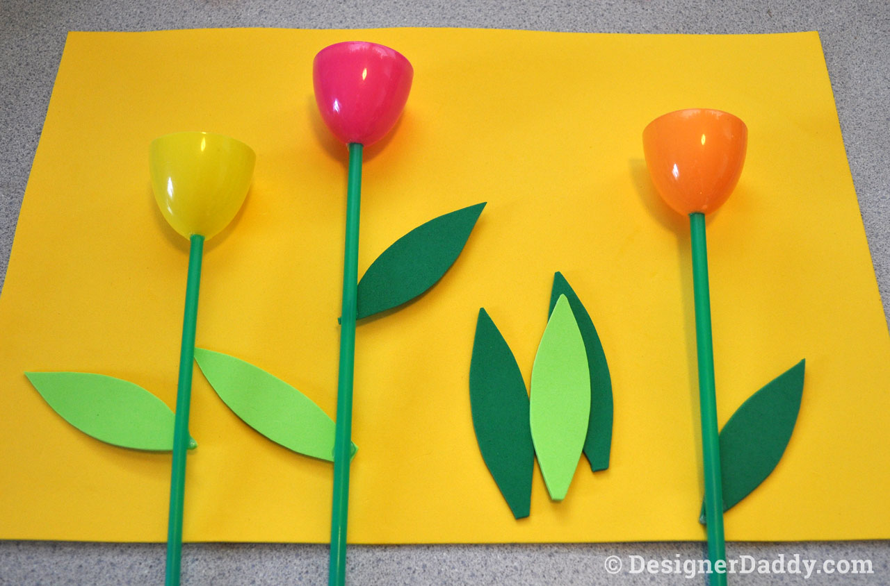 Mother's Day Crafts: Tulip Garden 3