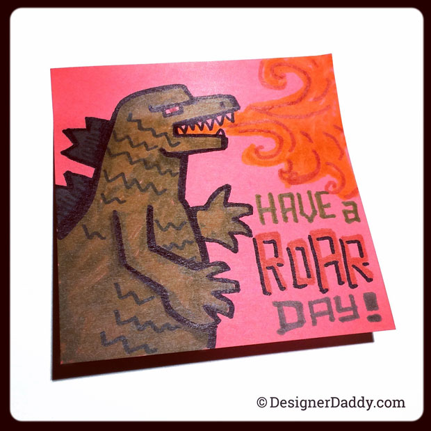 Designer Daddy - godzilla