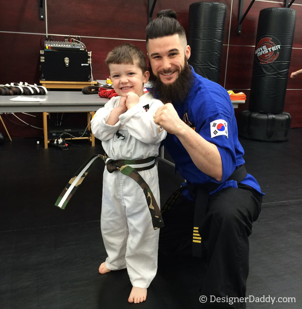 dad brag taekwondo