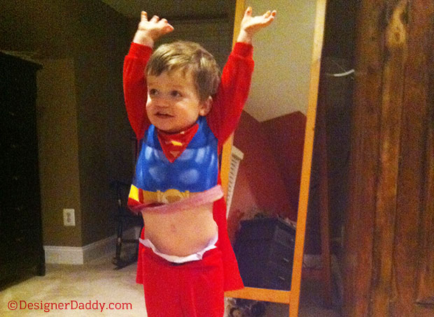 DIY Superman Father's Day Card