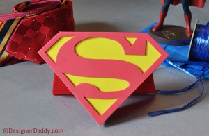 DIY Superman Father's Day Card