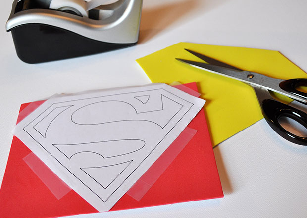 DIY Superman Father's Day Card