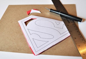 DIY Superman Father's Day Card