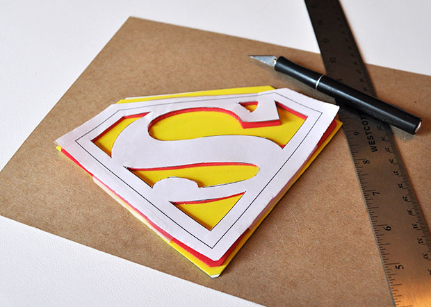DIY Superman Father's Day Card