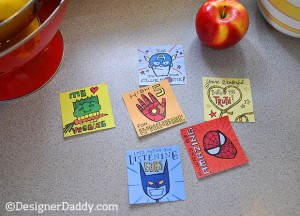 Superhero Lunch Notes for sale