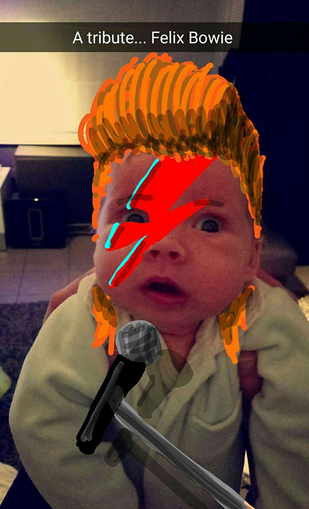Snapdad tribute to David Bowie