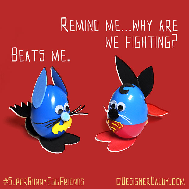 Superhero Easter Craft