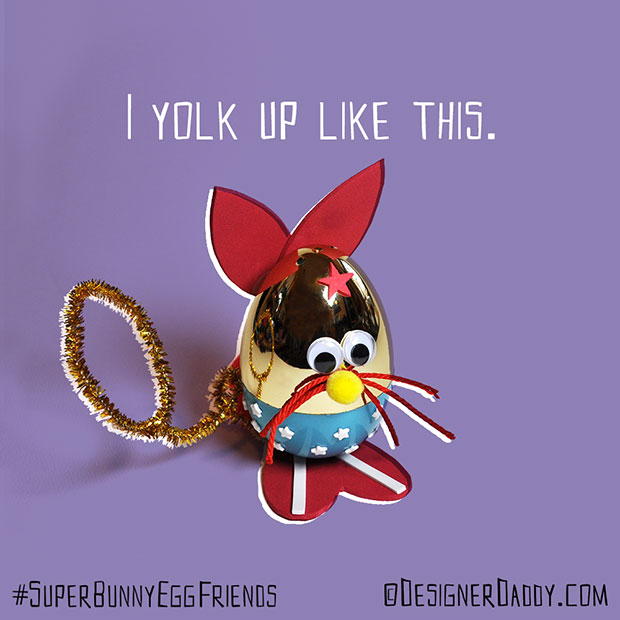 Superhero Easter Craft