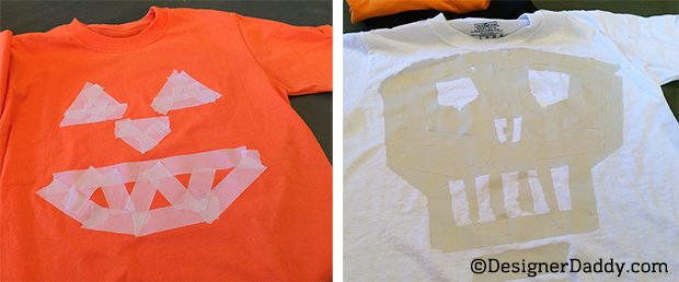 Easy DIY Halloween t-shirt