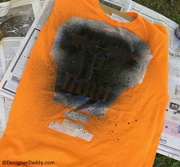 Easy DIY Halloween t-shirt