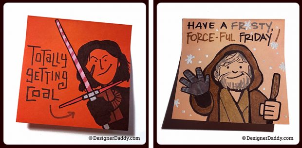 December SuperLunchNotes Star Wars: The Last Jedi