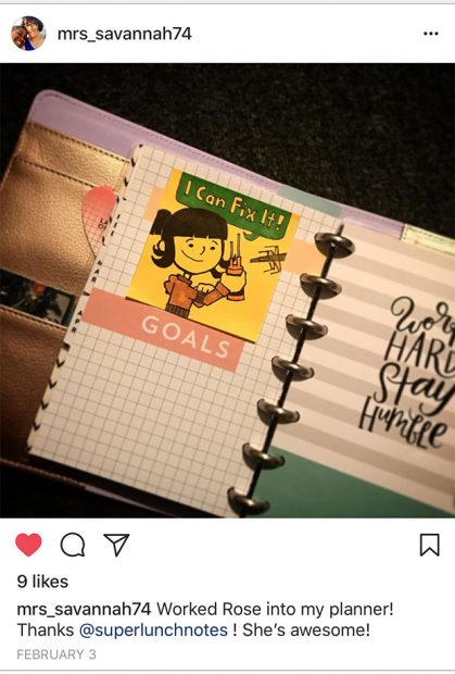 January SuperLunchNotes: Rose Tico