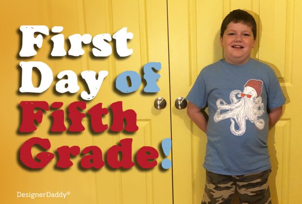 First Day of Fifth Grade