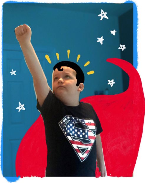 Superhero Day - Pandemic Parenting - Superman