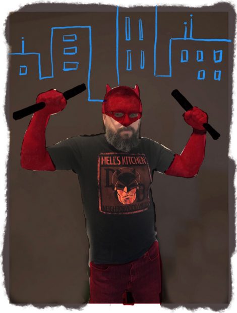 Superhero Day - Pandemic Parenting - Daredevil