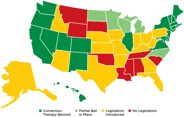conversion therapy laws in the united states